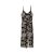 abstract black beige print