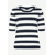 knitted blockstripe ink blue