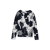 floral shapes jacquard knit