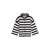 navy offwhite block stripe
