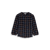 navy camel beige check