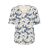 Oceana Contrast Flower Print