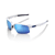 Matte White - Hiper Blue Multilayer Mirror Lens