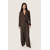 Brown Melange Suiting