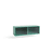 Dark mint glazen deur