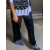 Donker blauw denim