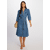 Donker blauw denim