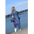 Donker blauw denim