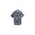 NAVY BLUE STRIPE PALM DES