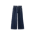 DARK BLUE DENIM UNWASHED