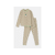 GROEN BEIGE STREEP