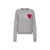LIGHT GREY MELANGE W SAMB