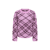 CYCLAMEN CHECK/FIG/MEL
