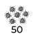 50 larven
