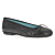 Zwart Suede Leder/Print