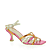 Fuchsia Gemetaliseerd Leder/Multicolor