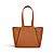 Cognac Glad Leder