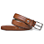 Cognac Glad Leder