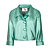 Groen Gemetaliseerd Polyester /Spandex