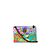 Turkoois Print Leder/Multicolor