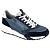Blauw Suede Leder/Jeans Mesh Nylon