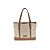 Beige - Raffia /Cognac Generfd Leder