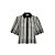 Zwart Gestreept Polyester /Wit Katoen