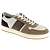 Ecru Glad Leder/Bruin Suede Leder/Zwart