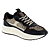 Zwart Glad Leder/Goud  Glitter