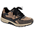 Camel Suede Leder/Taupe/Multicolor Print