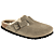 Taupe Suede Leder/Beige Wol
