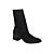 Zwart Suede Leder