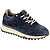 Blauw Suede Leder