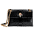 Zwart Slang Print Leder
