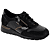 Zwart Glad Leder/Suede Leder/Brons