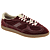 Aubergine Suede Leder/Ecru