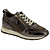 Brons Kreuklak Leder/Taupe Suede Leder