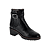 Zwart Glad Leder