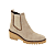 Taupe Suede Leder