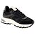 Zwart Mesh Nylon /Glad Leder