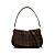 Koffiebruin Kroko Print Leder