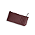 Aubergine Glad Leder