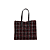 Bordeaux Geruit Polyester /Multicolor