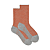 Bordeaux - Viscose/Grijs Wol/Polyamide