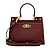 Beige Generfd Leder/Bordeaux