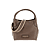 Taupe Generfd Leder