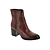 Cognac Glad Leder