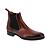 Cognac Glad Leder