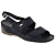 Blauw Suede Leder/Print