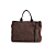 Koffiebruin Suede Leder/Kroko Print Leder